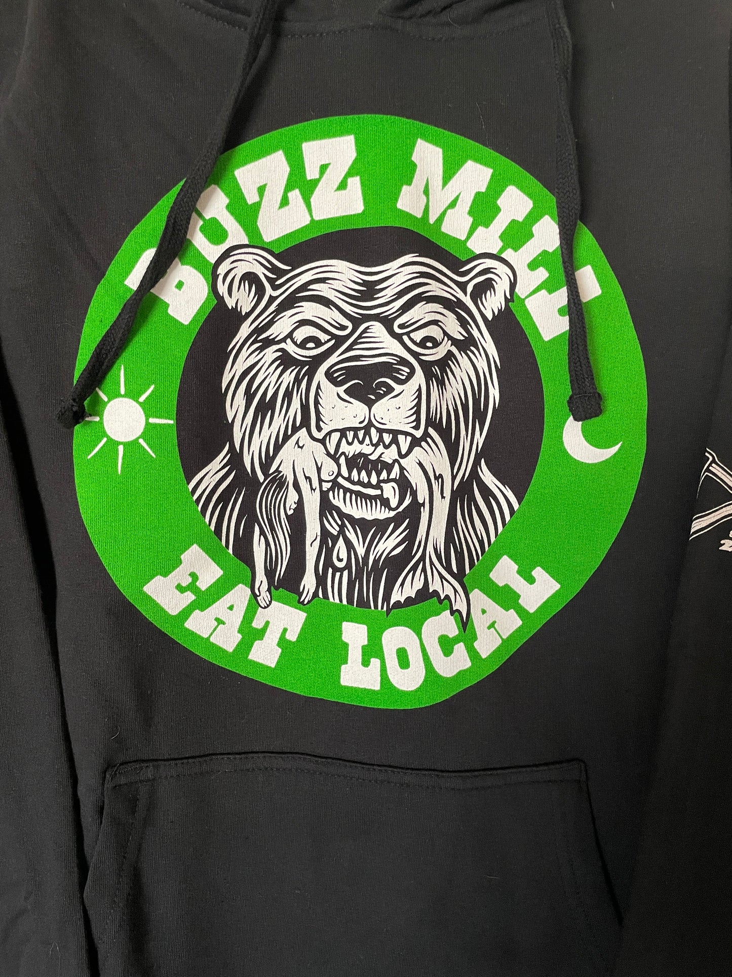 Buzzmill eat local pullover sweater