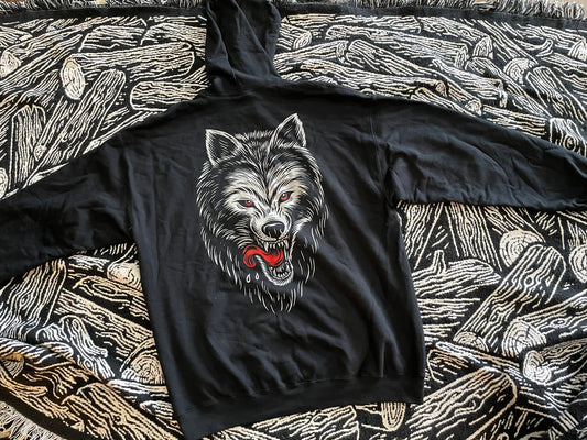 SQUATCH Wolf Pullover Hoodie